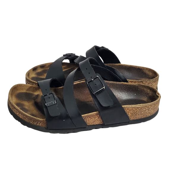 BIRKENSTOCK SALINA WOMEN'S SANDALS BLACK SIZE EU37 US 6 WOMEN STRAPPY BOHO - Picture 3 of 8